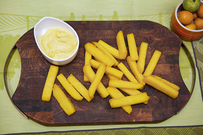 Polenta en chips